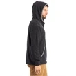 Adult Quarter Zip Fleece Hooded Sweatshirt