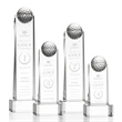 Dunbar Golf Award on Base - Clear
