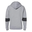 J. America Sport Lace Colorblocked Fleece Hooded Sweatshirt