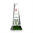 Rustern Obelisk Award on Base - VividPrint™/Green