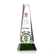 Rustern Obelisk Award on Base - VividPrint™/Green