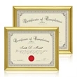 Ellison Certificate Frame - Gold