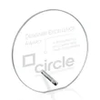 Windsor Circle Award - Starfire/Chrome