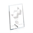 Windsor Rectangle Vertical Award - Starfire/Chrome