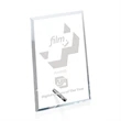 Windsor Rectangle Vertical Award - Starfire/Chrome