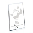 Windsor Rectangle Vertical Award - Starfire/Chrome
