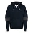 J. America Sport Lace Colorblocked Fleece Hooded Sweatshirt