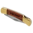 Small Rosewood Pocket Knife - Gold
