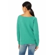 Ladies' Sponge Fleece Wide Neck Sweatshirt