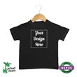 Toddler S/S T-Shirts Black- Laughing Giraffe®