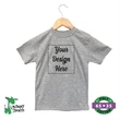 Toddler S/S T-Shirts Heather Gray- Laughing Giraffe®