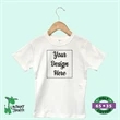 Toddler Short Sleeve T-Shirts - White - Laughing Giraffe®