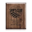 Laser Engraved Plaq - Walnut Piano Finish