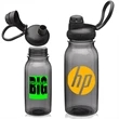 Sports Bottle - 33 oz Plastic Drinkware w/ Spout Lid