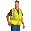 CornerStone ANSI 107 Class 2 Mesh Zippered Two-Tone Vest.