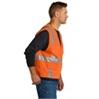 CornerStone ANSI 107 Class 2 Mesh Six-Pocket Zippered Vest.