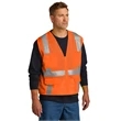 CornerStone ANSI 107 Class 2 Mesh Six-Pocket Zippered Vest.