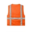 CornerStone ANSI 107 Class 2 Mesh Six-Pocket Zippered Vest.