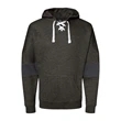 J. America Sport Lace Colorblocked Fleece Hooded Sweatshirt