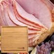 Spiral-Sliced Whole Ham with Cutting Board