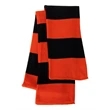 Sportsman Rugby-Striped Knit Scarf