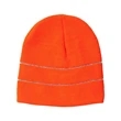 Bayside USA-Made Safety Knit Beanie with 3M Reflective Th...