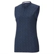 Puma Ladies Cloudspun Sleeveless Polka Polo