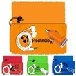 Mobile Tech Earbud Kit with Car Charger in Cinch Pouch
