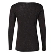 J. America Women's Glitter Long Sleeve T-Shirt