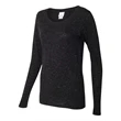J. America Women's Glitter Long Sleeve T-Shirt