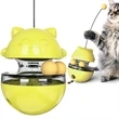 Pet Treat Leaking Toy with Dual Rolling Balls