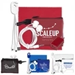 TechMesh Clip Mobile Tech Accessory Kit in Mesh Zipper Pouch