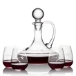 Horsham Decanter & 2 Stemless Wine