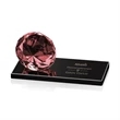 Gemstone Award on Black - Ruby