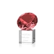 Gemstone Award on Cube - Ruby