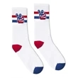 SOCCO USA-Made Striped Crew Socks
