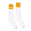 SOCCO USA-Made Striped Crew Socks