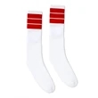 SOCCO USA-Made Striped Crew Socks