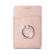 Shimmer Card Holder With Metal Ring Phone Stand