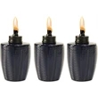 Blue Ceramic Tabletop Torch (Set of 3)