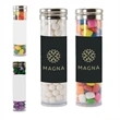 Custom Printed Plastic Tube with Gourmet Treats