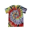 Dyenomite Rainbow Cut-Spiral Tie-Dyed T-Shirt