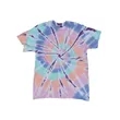 Dyenomite Rainbow Cut-Spiral Tie-Dyed T-Shirt