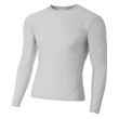 Youth Long Sleeve Compression Crewneck T-Shirt