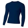 Youth Long Sleeve Compression Crewneck T-Shirt