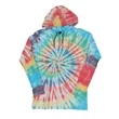 Dyenomite Tie-Dyed Hooded Pullover T-Shirt