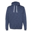 J. America Melange Fleece Hooded Sweatshirt