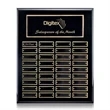 Oakleigh Vert Pert/Plaque - Black/Gold