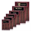 Oakleigh Vert Pert/Plaque - Rosewood/Gold