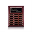 Oakleigh Vert Pert/Plaque - Rosewood/Gold